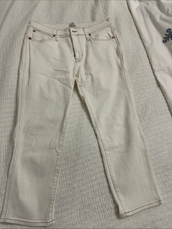 J. Crew Denim - J. Crew Cream Straight-Leg Jeans
